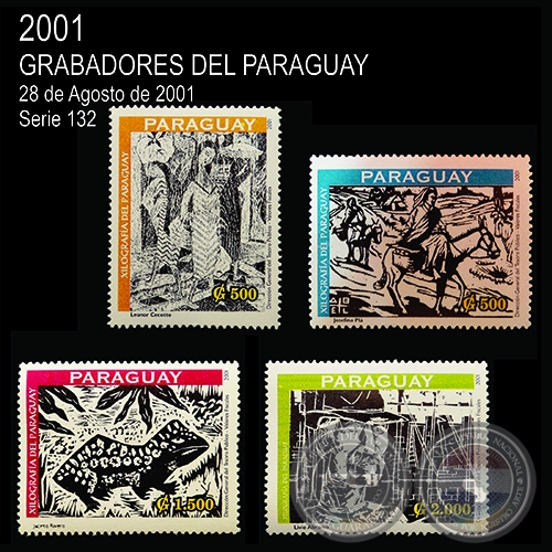 GRABADORES DEL PARAGUAY (AÑO 2001 - SERIE 5)
